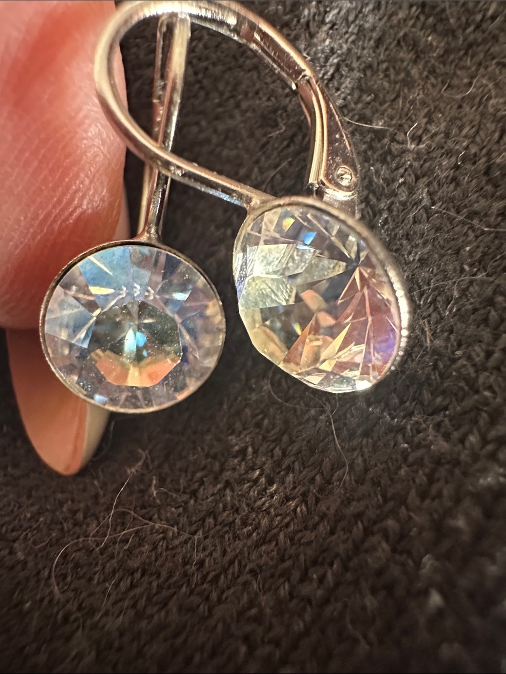 Swarovski Crystal Drop Leverback Earrings - Atlantis Berlin🧜♀️ - Picture 9 of 9